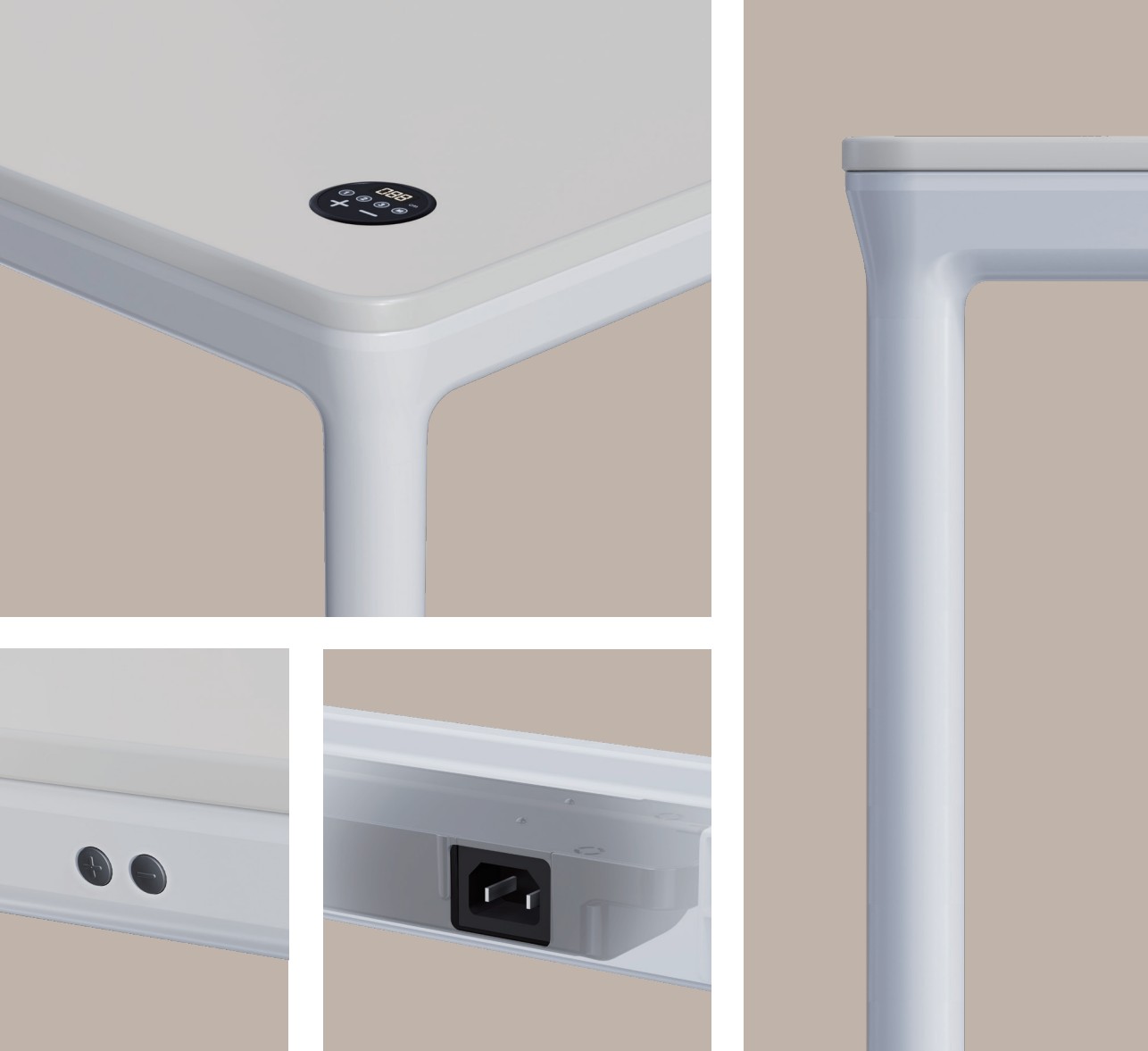TEKarrc-height-adjustable desk frame