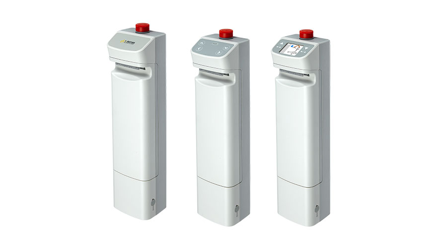 The TC12 has an easy installation with a wall mount battery charger