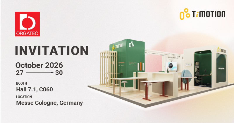 TiMOTION Exhibits at Orgatec Cologne 2026