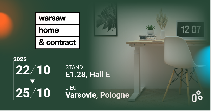 TiMOTION Europe présent au salon Warsaw home & contract 2025