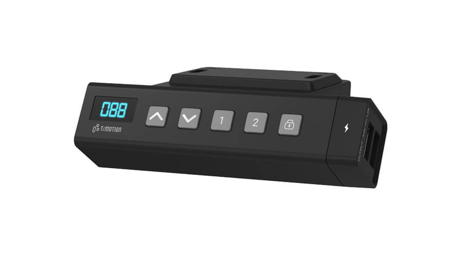 配备USB充电的升降办公桌手控器 | TDH20P - 堤摩讯(TiMOTION)