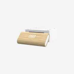 木质纹路的电动升降桌手控器 | TDH24P - 堤摩讯