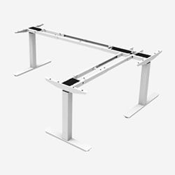 Elektrisch L-vormig bureauframe TEK02-TiMOTION