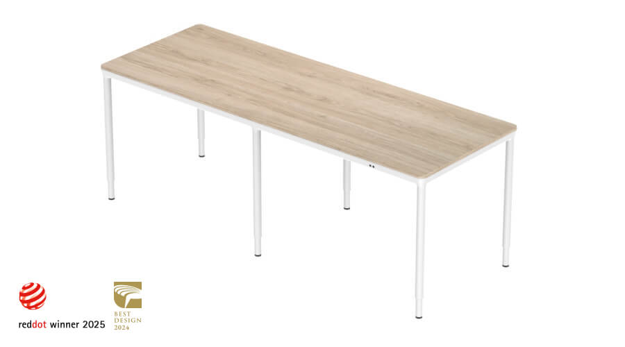 4-or-6-leg Modular Adjustable Desk Solution|TEKarrc - TiMOTION