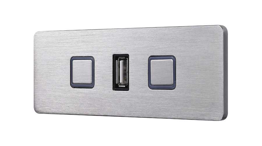 thumbnail interactive-video image 1 of TiMotion TDH5 Digital Electric Linear Actuator Desk Hand Control Module – ESI, RJ11, New 1 of 4