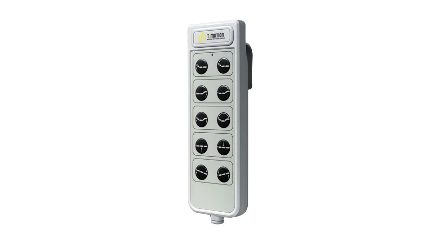 The TH2 control includes a safety key and an LED indicator