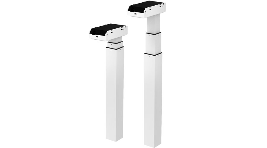 The TL4 has a three-part telescopic outer tube that extends and retracts