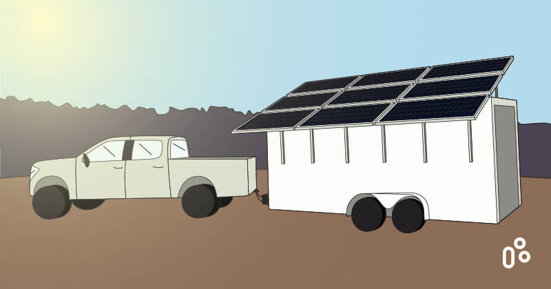 Electric Linear Actuators on Solar Trailers