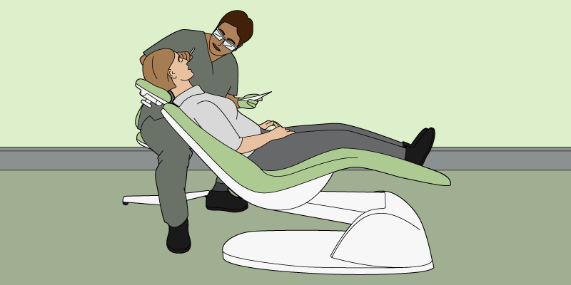 Ergonomic dental chair for patient comfort and safety